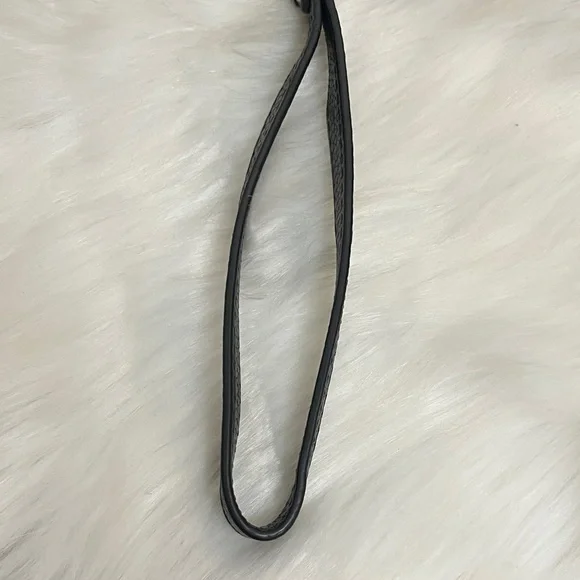 Michael Kors Black Pebbled Leather Wristlet - Picture 10 of 12